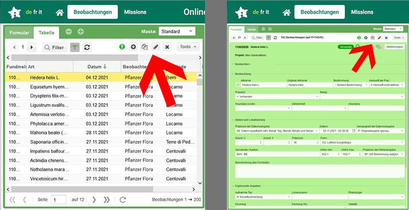 Image Editer Observation Carnet en ligne